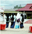 Muslim school girls.